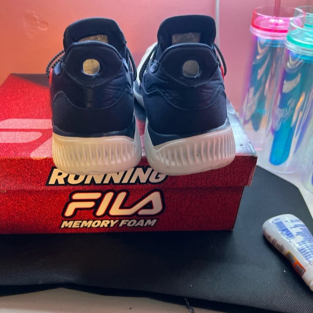 Fila Athletic Shoes - Navy and White - Picture 2 of 6